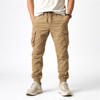 Pantalon cargo homme en coton