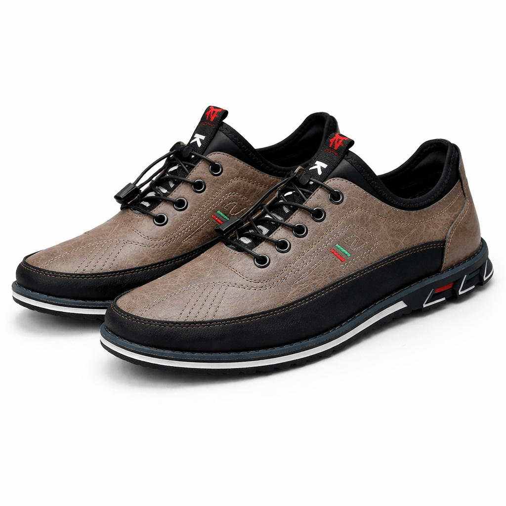 Herren Schnürschuhe aus Spaltleder