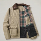 Herren Übergangsjacke mit Cordkragen