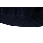 Herren Half Zip Pullover mit Streifen und Stehkragen