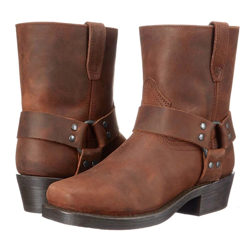 Herren Westernstiefel aus Leder