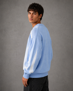 Pull en tricot pour homme avec motif – Coupe ample et col rond
