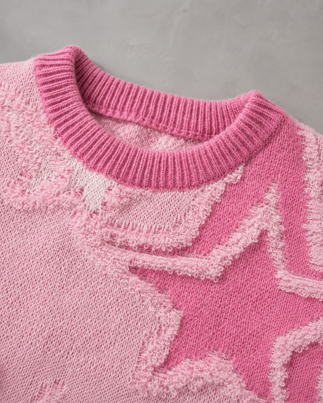 Herren Strickpullover mit Sternenmuster und Loose Fit