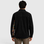Cardigan en velours côtelé pour homme avec design patchwork