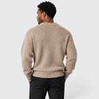 Herren-Strickpullover mit Rundhalsausschnitt