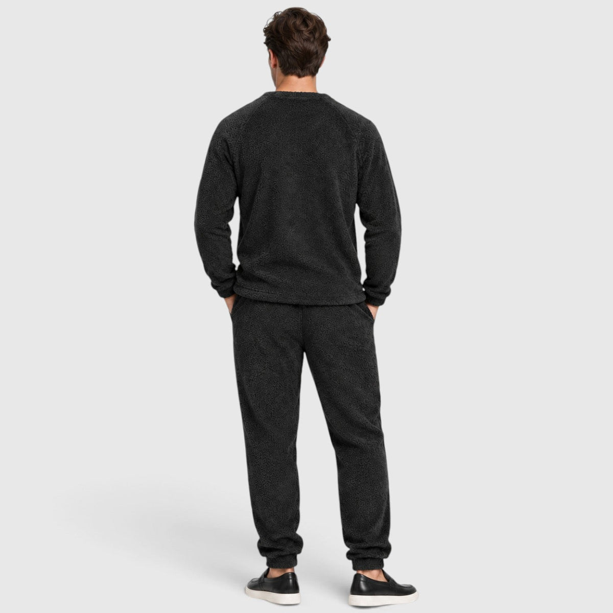 Herren Loungewear Set aus Plüsch