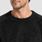 Ensemble de détente pour hommes en peluche