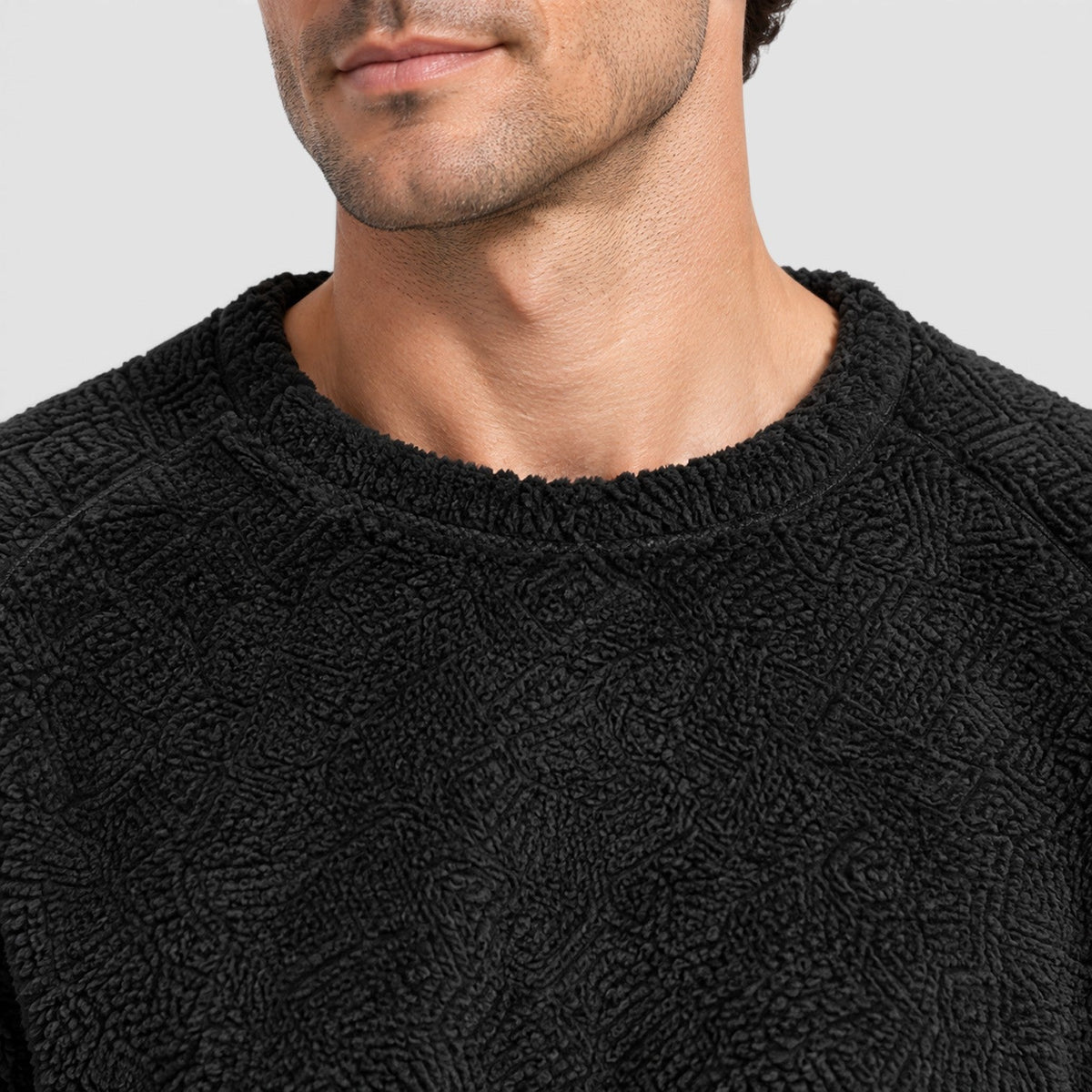 Herren Loungewear Set aus Plüsch
