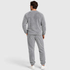 Ensemble de détente pour hommes en peluche