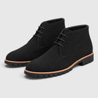 Heren Leren Enkellaarzen Slip On Elegant en Veelzijdig