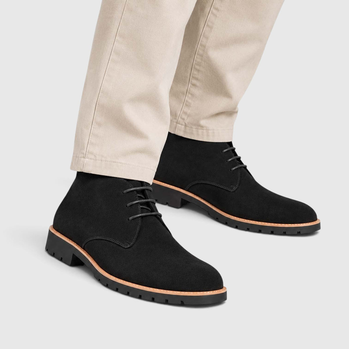 Heren Leren Enkellaarzen Slip On Elegant en Veelzijdig