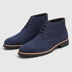 Heren Leren Enkellaarzen Slip On Elegant en Veelzijdig