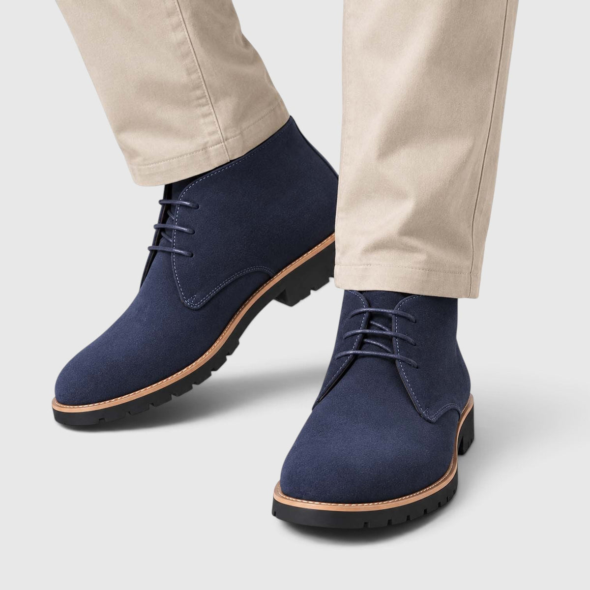 Heren Leren Enkellaarzen Slip On Elegant en Veelzijdig