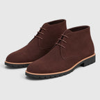 Heren Leren Enkellaarzen Slip On Elegant en Veelzijdig