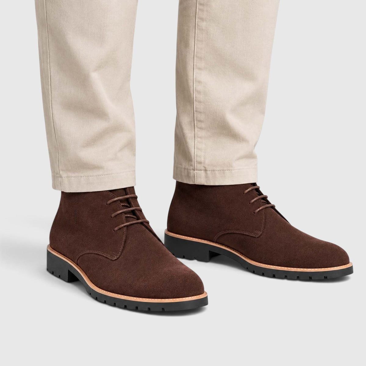 Herren Leder Stiefeletten Slip On Elegant und Vielseitig