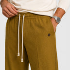 Herren Wide Leg Hose mit Kordelzug