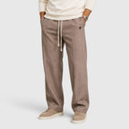 Herren Wide Leg Hose mit Kordelzug