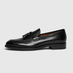 Herren Loafer in Lederoptik mit Quastendetail