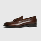 Herren Loafer in Lederoptik mit Quastendetail