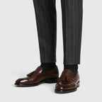 Herren Loafer in Lederoptik mit Quastendetail