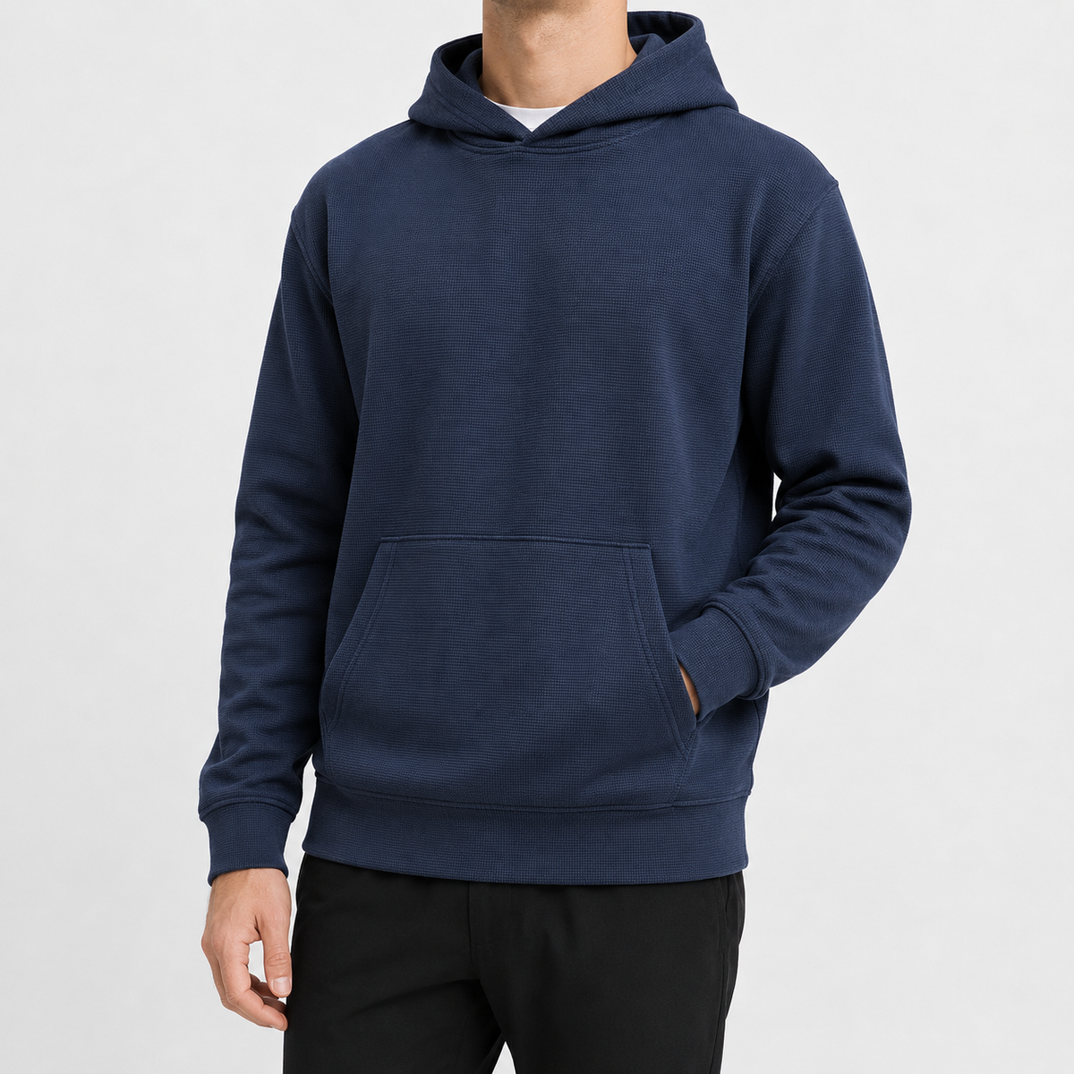 Herren Hoodie Langarm Relaxed Fit mit Kapuze