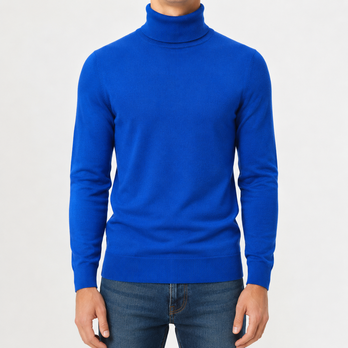 Herren Pullover mit Rollkragen