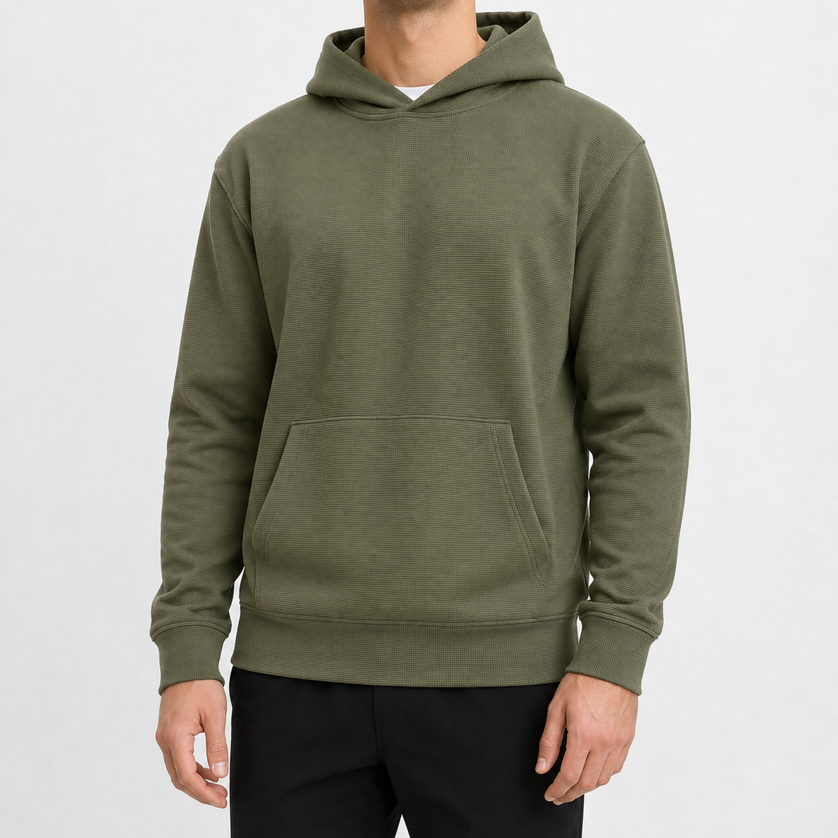 Herren Hoodie Langarm Relaxed Fit mit Kapuze