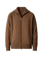 Cardigan homme à fermeture éclair