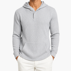 Sweat à capuche homme avec texture