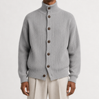 Cardigan à col roulé pour hommes