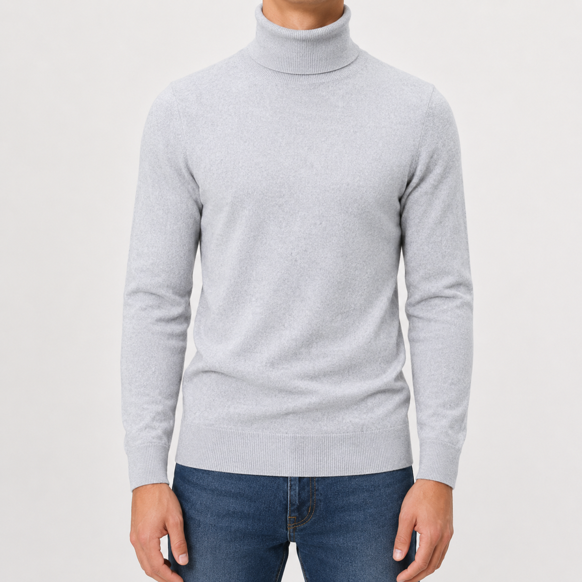 Herren Pullover mit Rollkragen