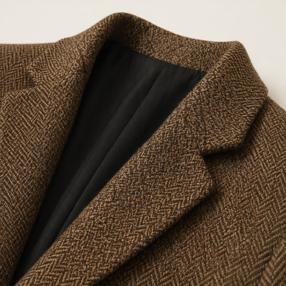 Blazer homme en mélange de laine coupe slim avec motif chevrons