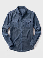 Heren Twill Overhemd van Katoen