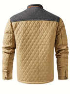 Veste matelassée homme avec col montant