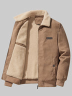 Veste homme avec doublure en teddy – Doublée et avec fermeture éclair