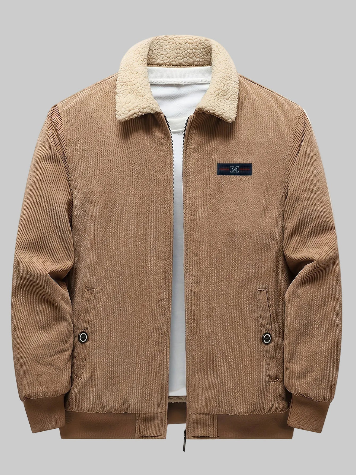 Veste homme avec doublure en teddy – Doublée et avec fermeture éclair