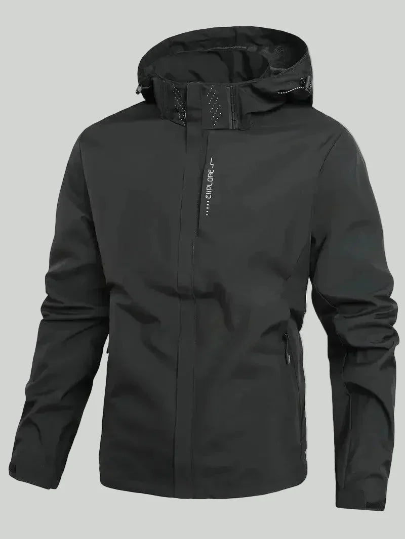 Waterdichte Winddichte Outdoor Jas – Lichtgewicht Unisex Laag - De Mode OutletLIGHT BLUE-GO05M12