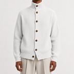 Cardigan à col roulé pour hommes