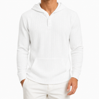 Sweat à capuche homme avec texture